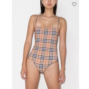 Burberry Vintage Check pattern swimsuit